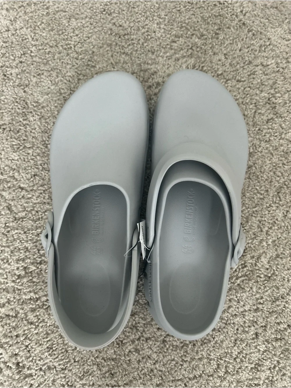 Birkenstock Gray Clog Sandals Adjustable Buckle Strap EU 44 US 11